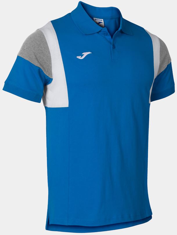 Sports T-shirt Joma Sleeve Polo Royal M