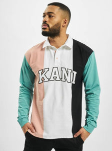 Karl Kani College Block Rugby Polo Shirt, S