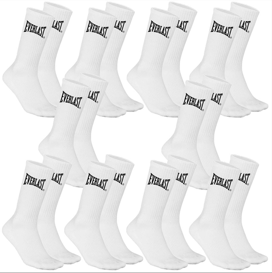 Everlast Men Tennis Socks 10-Pack White 39-42