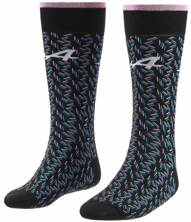 Alpine Unisex F1 Rp Socks Black/Pink, 35-38