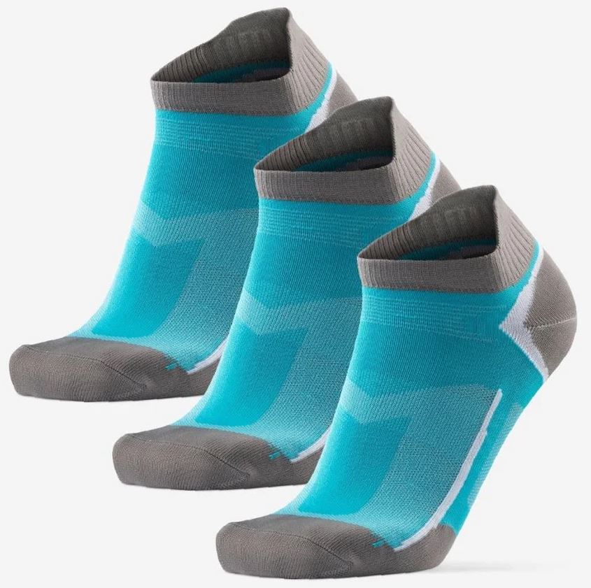 Danish Endurance Low-Cut Pro Running Socks 3-Pack Carib Blue 43-47