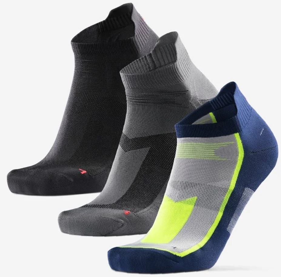 Danish Endurance Low-Cut Pro Running Socks 3-Pack Multicolor 39-42