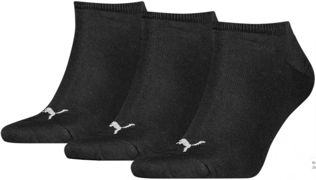 Socks Puma Unisex Sneaker 3-Pack Blk 39-42