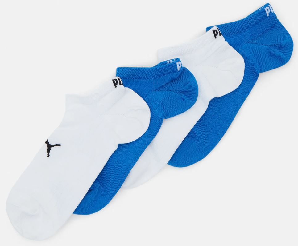 Socks Puma Sport Light Sneaker 4-Pack Ecom Blue-White 43-46