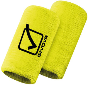 Sports Sweatband Givova Yellow Fluo,