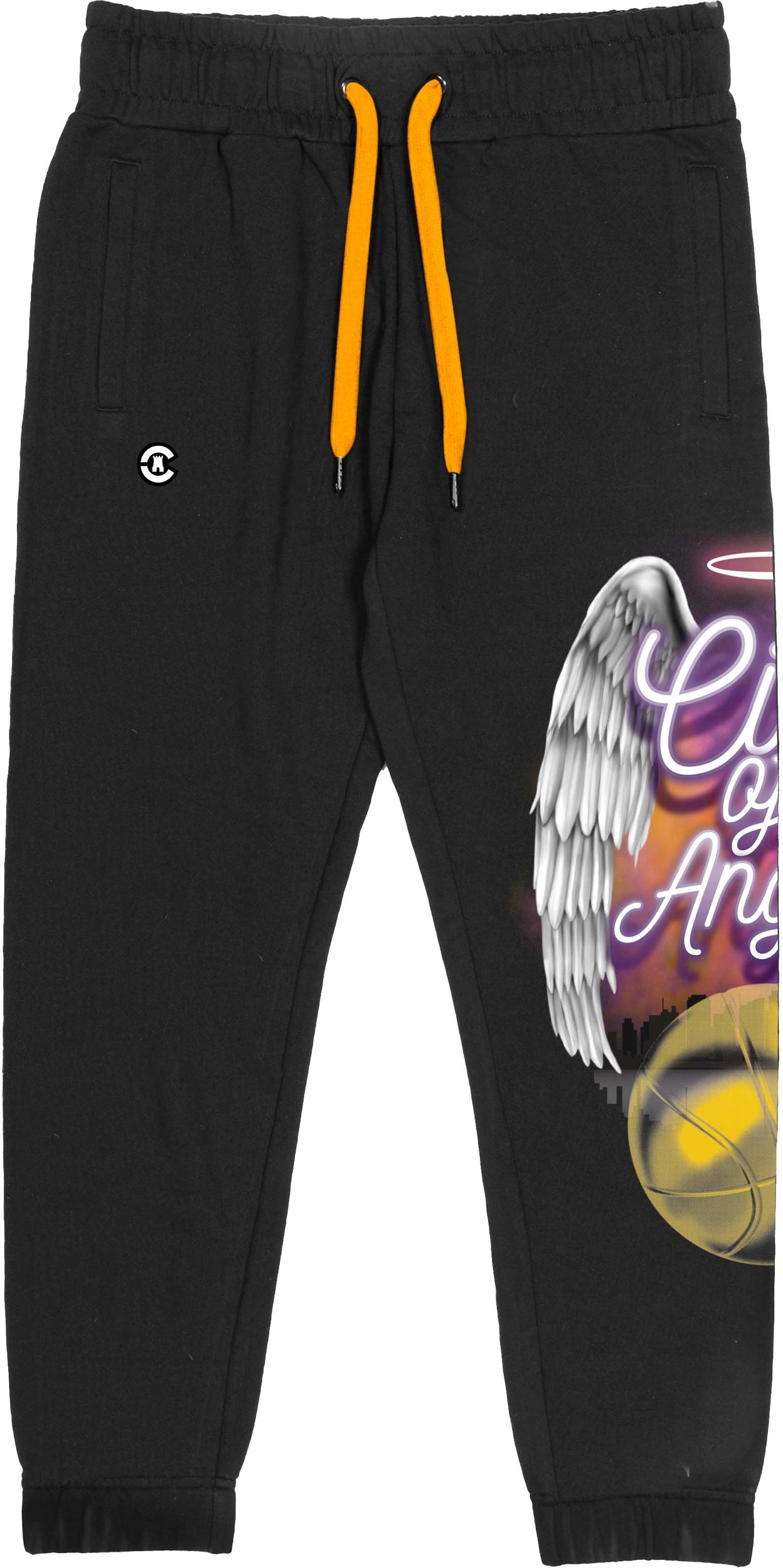 Crooks & Caisleáin Coa Br Deathrow Pants lomra dubh, xs