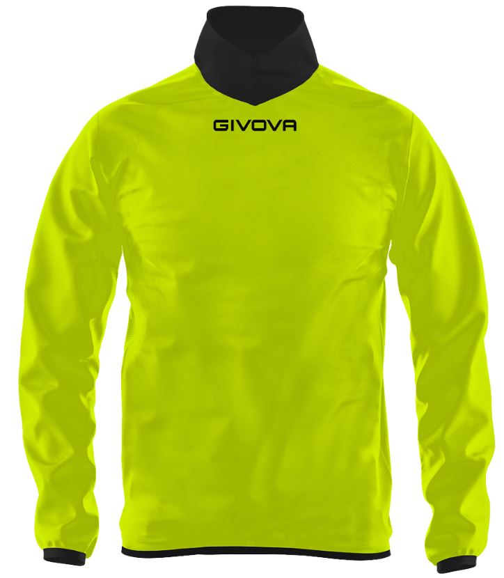 Men's Waterproof Jacket Givova Rain Jacket Fluo L