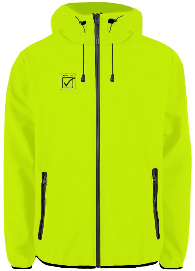 Unisex Softshell Jacket Givova Jacket Fluo Yellow L