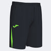 Joma Championship Vii Shorts Black-Fluor Green, Xs