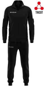 Set Giva Tuta Revolution Black-White 2Xl