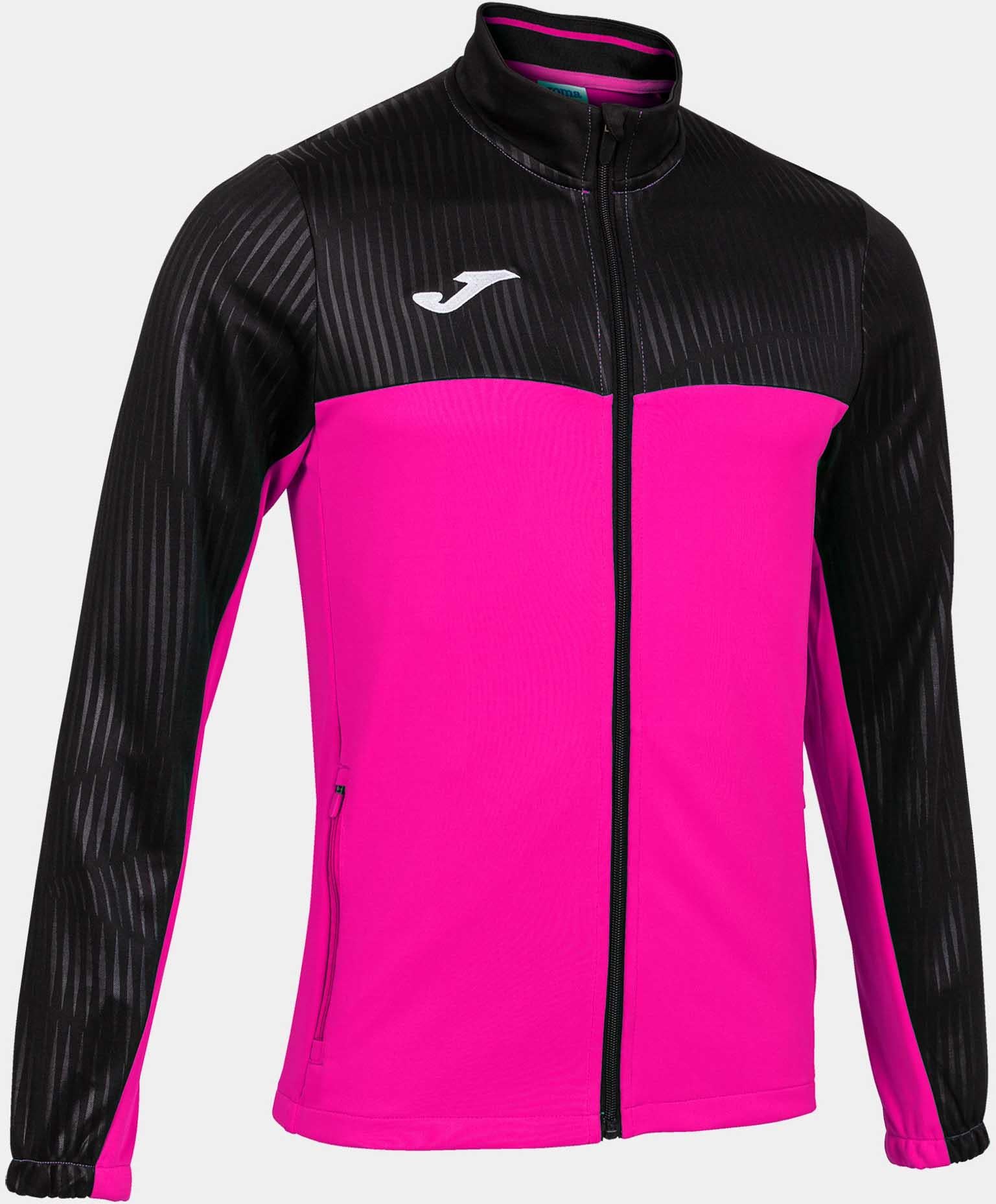 Sport Sweatshirt Joma Montreal Fluor Pink-Schwarz Pink L