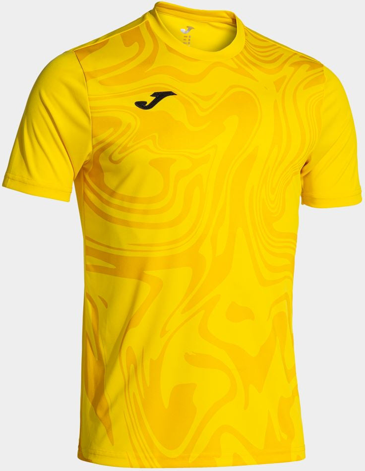 Sports T-shirt Joma Lion Ii Yellow, Xs