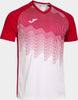 Men's T-shirt Joma Tiger Vi White-Red, Xs