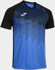 Men's T-shirt Joma Tiger Vi Royal-Black, Xs