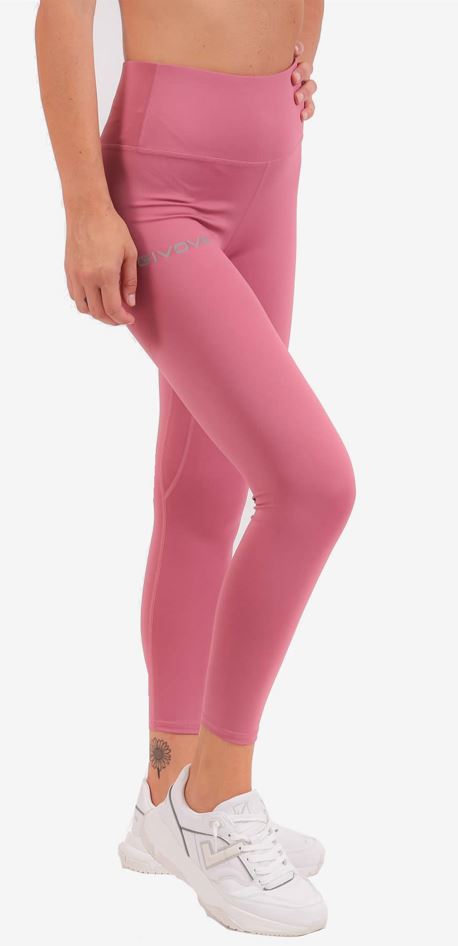 Women's Sports Leggings Givova Basic Antique Pink S