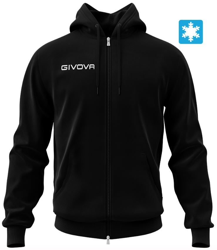 Sports Sweatshirt Givova King Black Xl