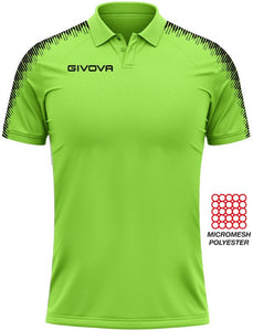 Sports polo shirt Givova Apple Green 2Xl