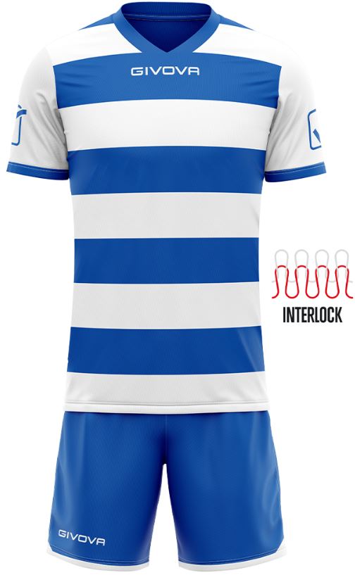 Sports Set Givova Rugby White-Royal Xl