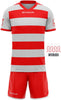 Sports Set Givova Rugby Light Grey-Red Xl