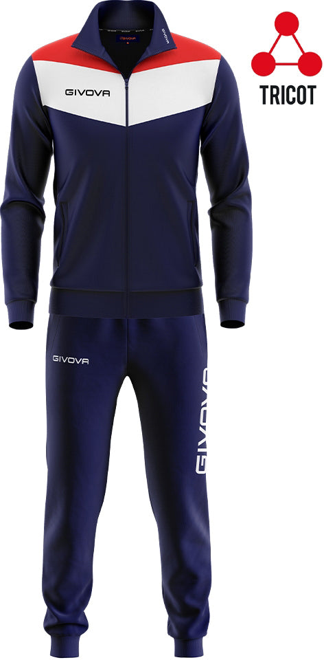 Sports Set Givova Campo Blue-Red 3Xs