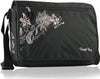 Bag Daniel Ray Shoulder Flower Laptop Bag Black,