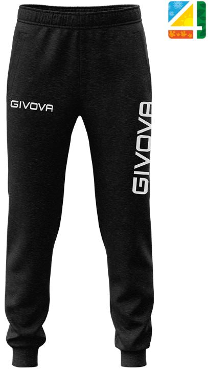 Sweatpants Givova Pants Big Logo Black, Xs