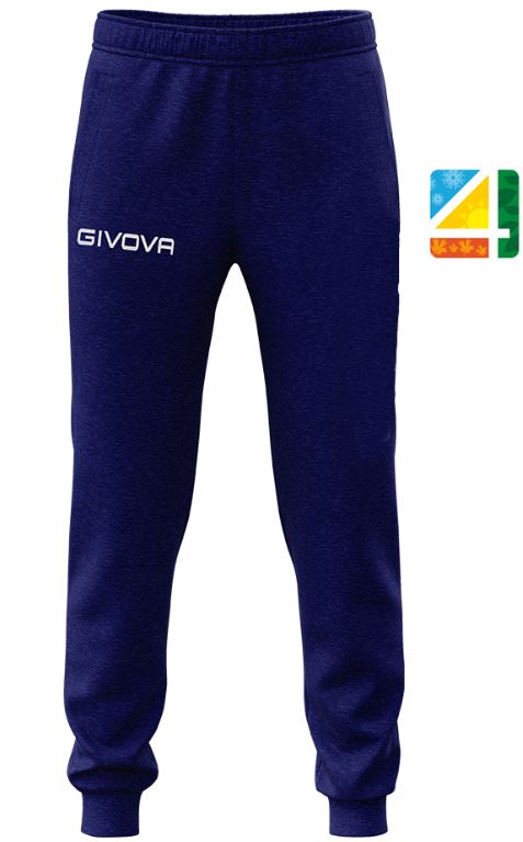 Universal Sweatpants Givova King Navy 2Xs