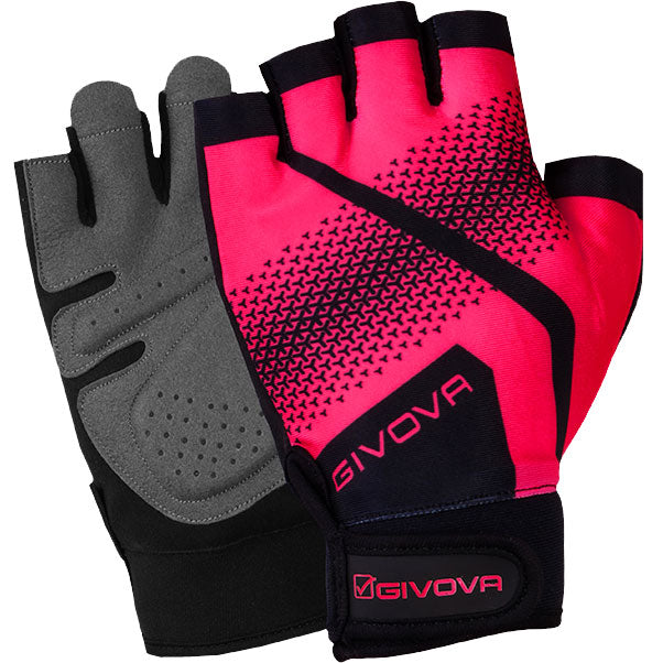 Training Gloves Givova Gym Fuxia-Black, S