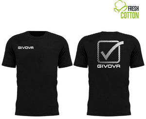 Cotton T-shirt Givova Cubo Black 2Xl