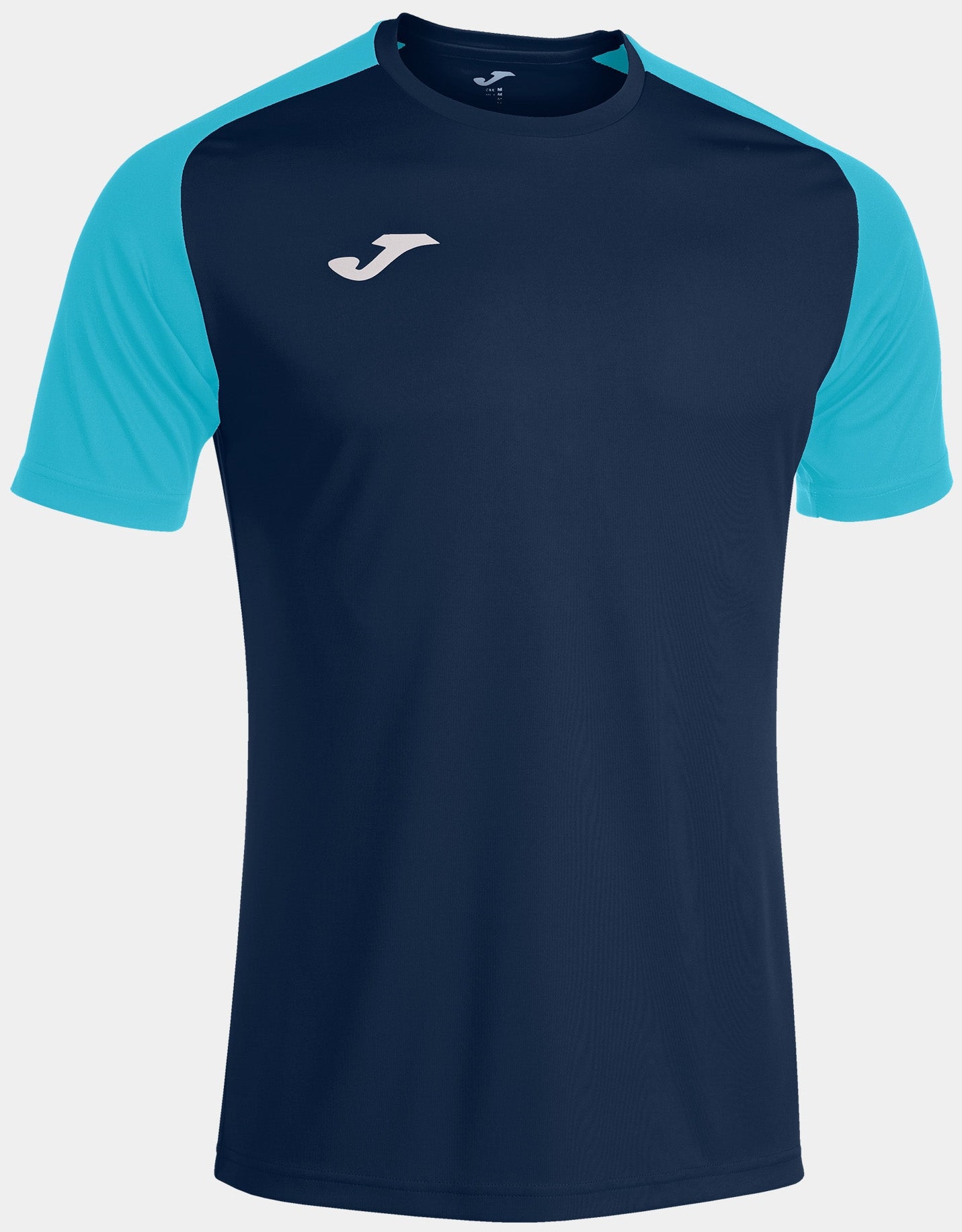 Sports T-shirt Joma Academy Iv Navy-Fluor Turq L