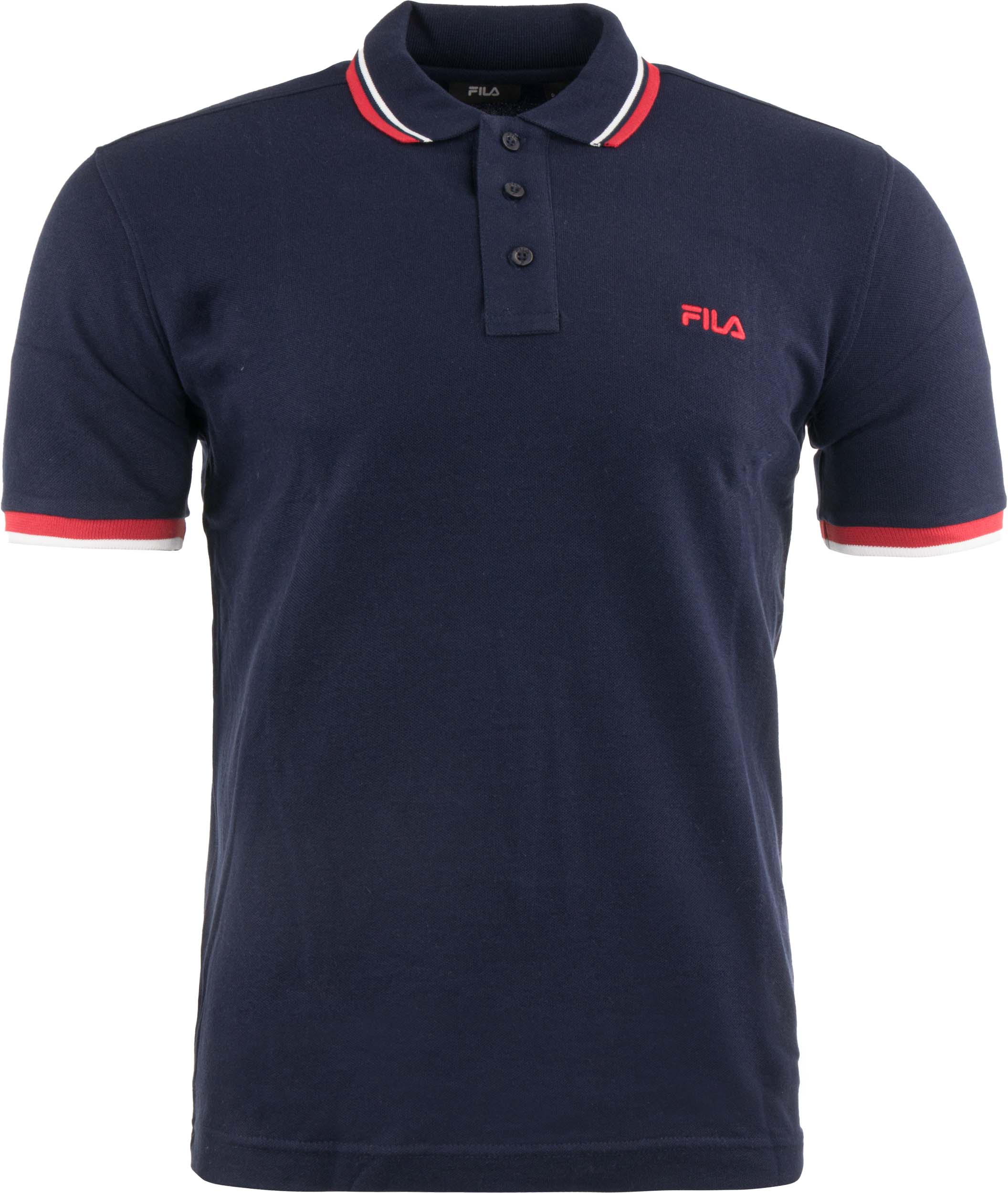 Men's Polo Fila Roberto Peacoat-Red, S