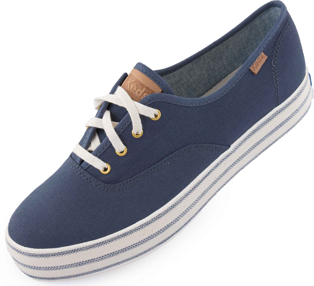 Women's Shoes Keds Wms Triple Stripe Blue Indigo 37.5