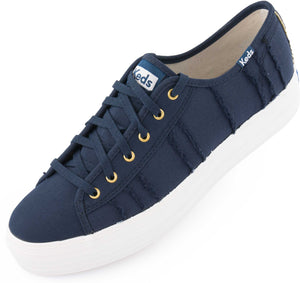 Women's Shoes Keds Wms Triple Kick Eyelash Canvas Indigo 39.5