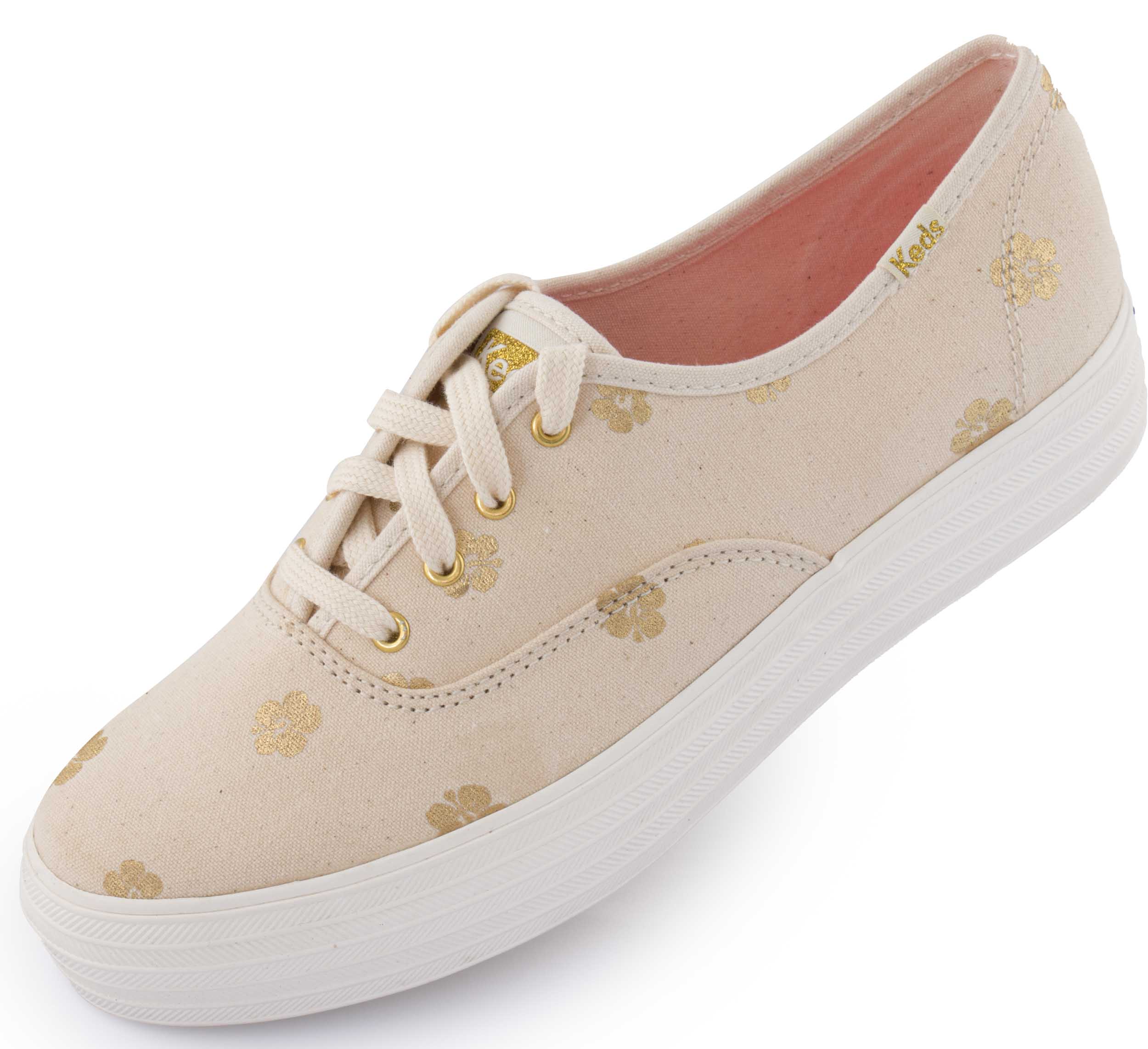 Women's Shoes Keds Wms Triple Kick Hibiscus Natural 40