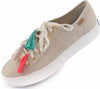 Keds Wms Triple Kick Tassel Natural 36 Shoes