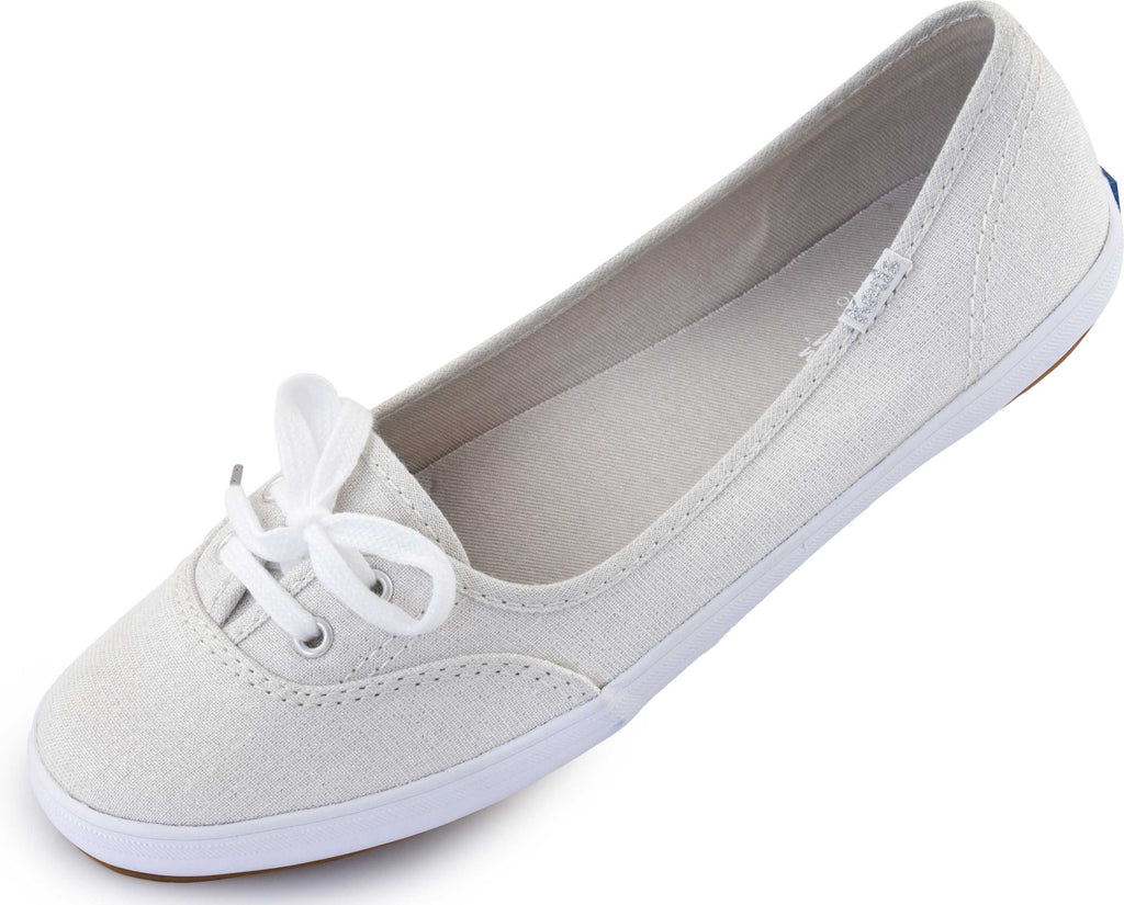 Keds Teacup Lurex Stripe Silver 36 shoes