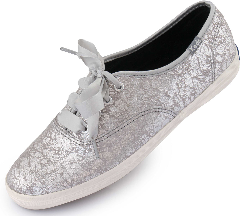 Women's Shoes Keds Wms Champion Metallic Silver, 37