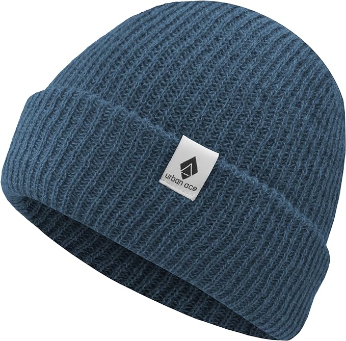 Winter Cap Urban Ace Unisex Crew Beanies Navy,