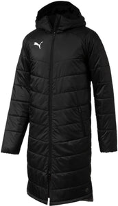 Men's Winter Coat Puma Liga Sideline Bench Long Black M