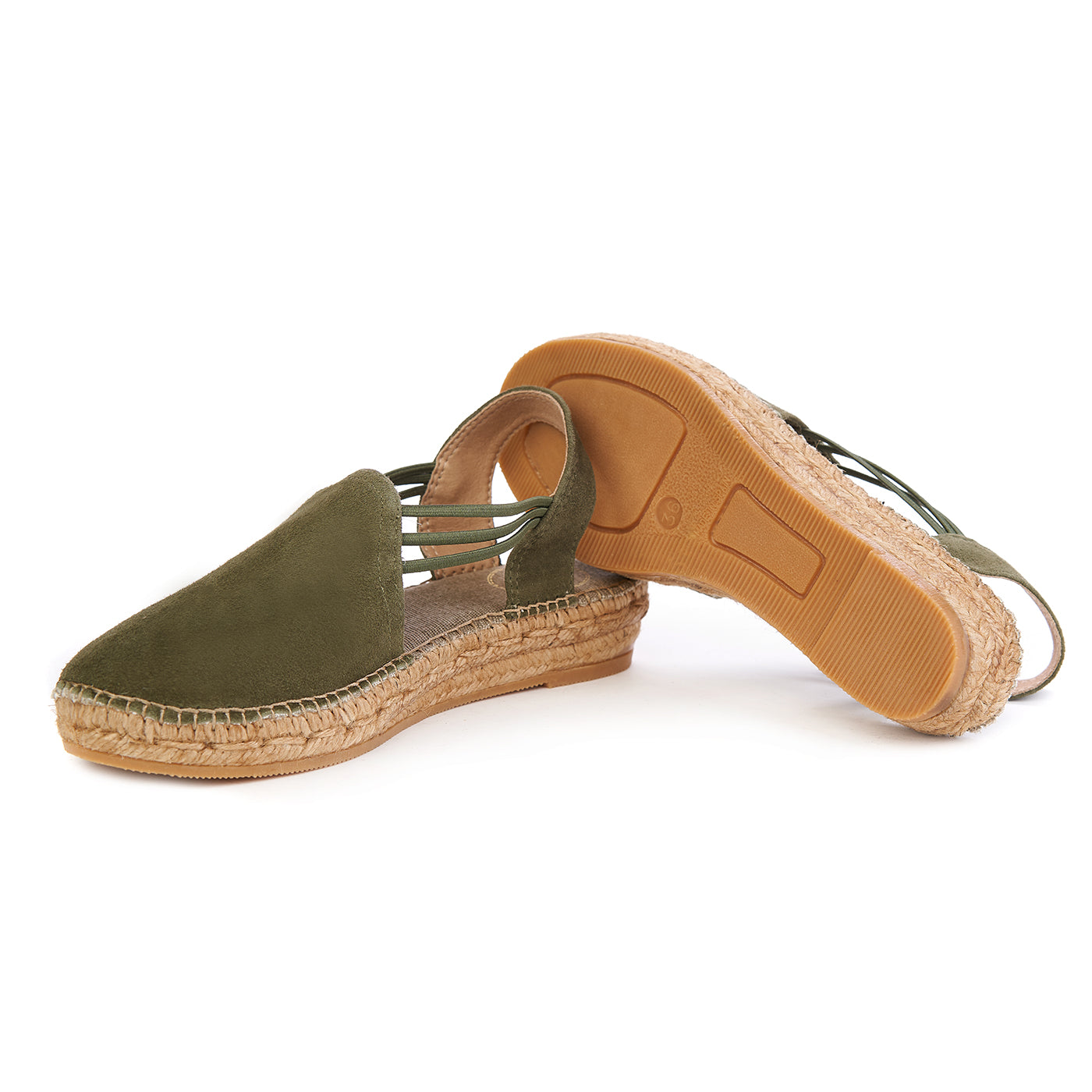 Sandals Toni Pons Nuria Khaki Leathar Nádúrtha Zln 0379