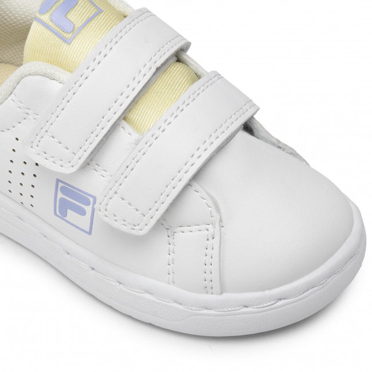 Fila Crosscourt 2 Nt Velcro White/Transparent Yellow Junior – Glemo | Sneaker low