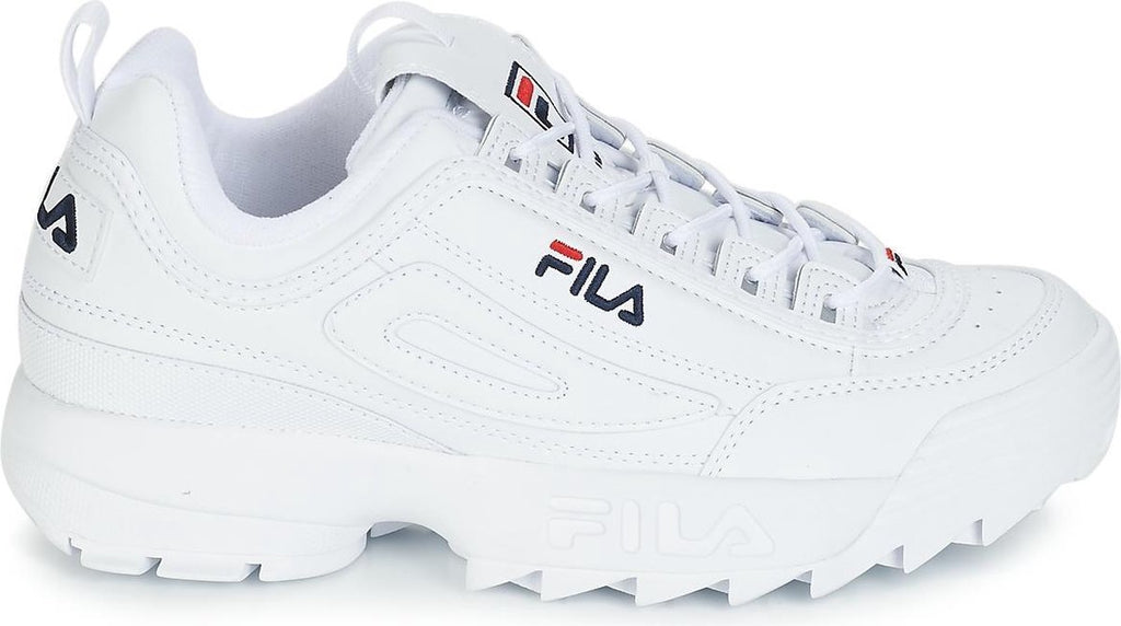 Fila Disruptor II White Navy Red Women