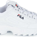 Fila Disruptor II White Navy Red Women