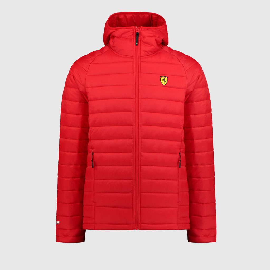 Ferrari Quilted Jacket Red