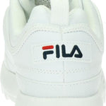 Fila Disruptor II White Navy Red Women